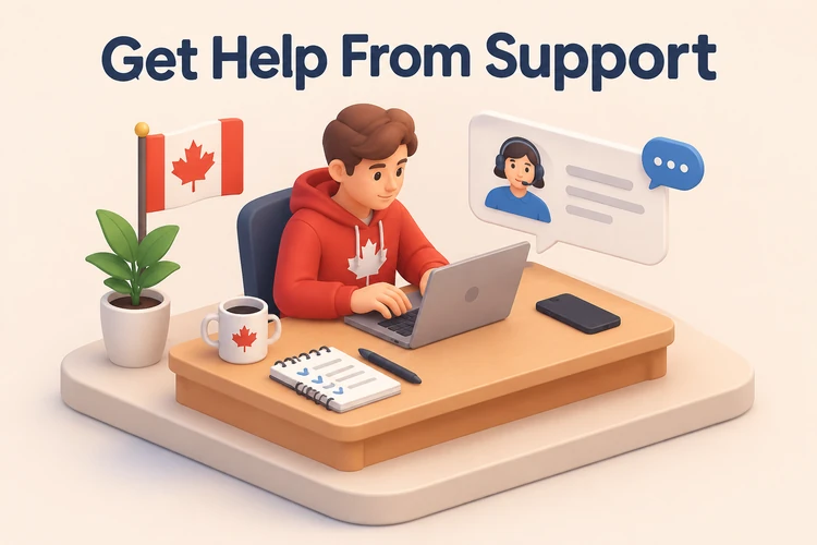 Get Help From Support